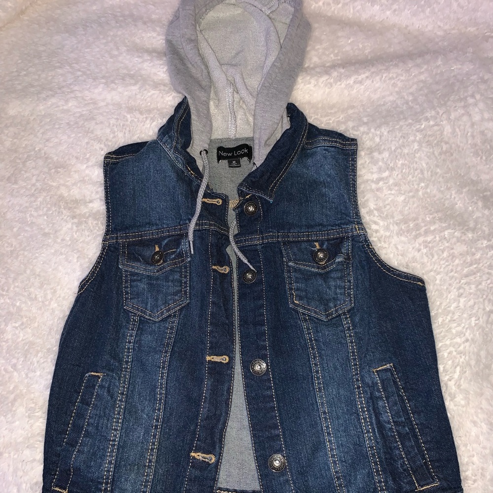 Sleeveless Denim Jacket